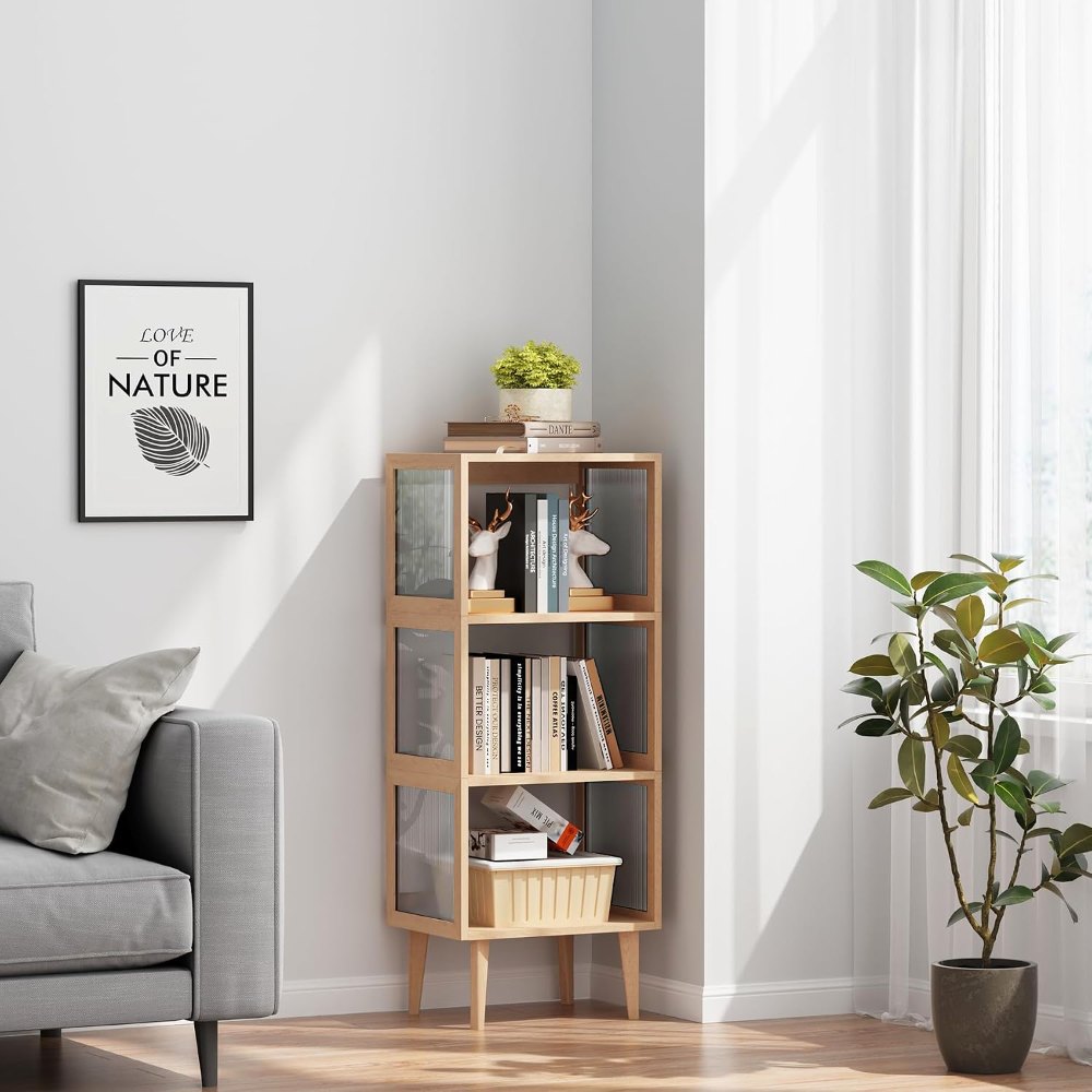 4 Tier Book Shelf, Oak