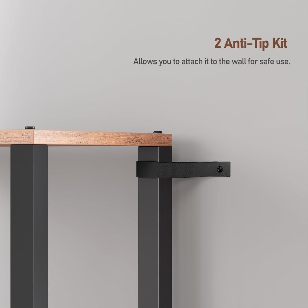 Bookshelf, Narrow, Brown, view 7