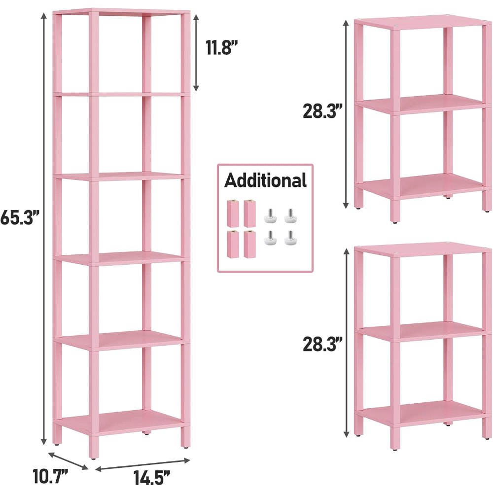 Bookshelf, Pink, view 2
