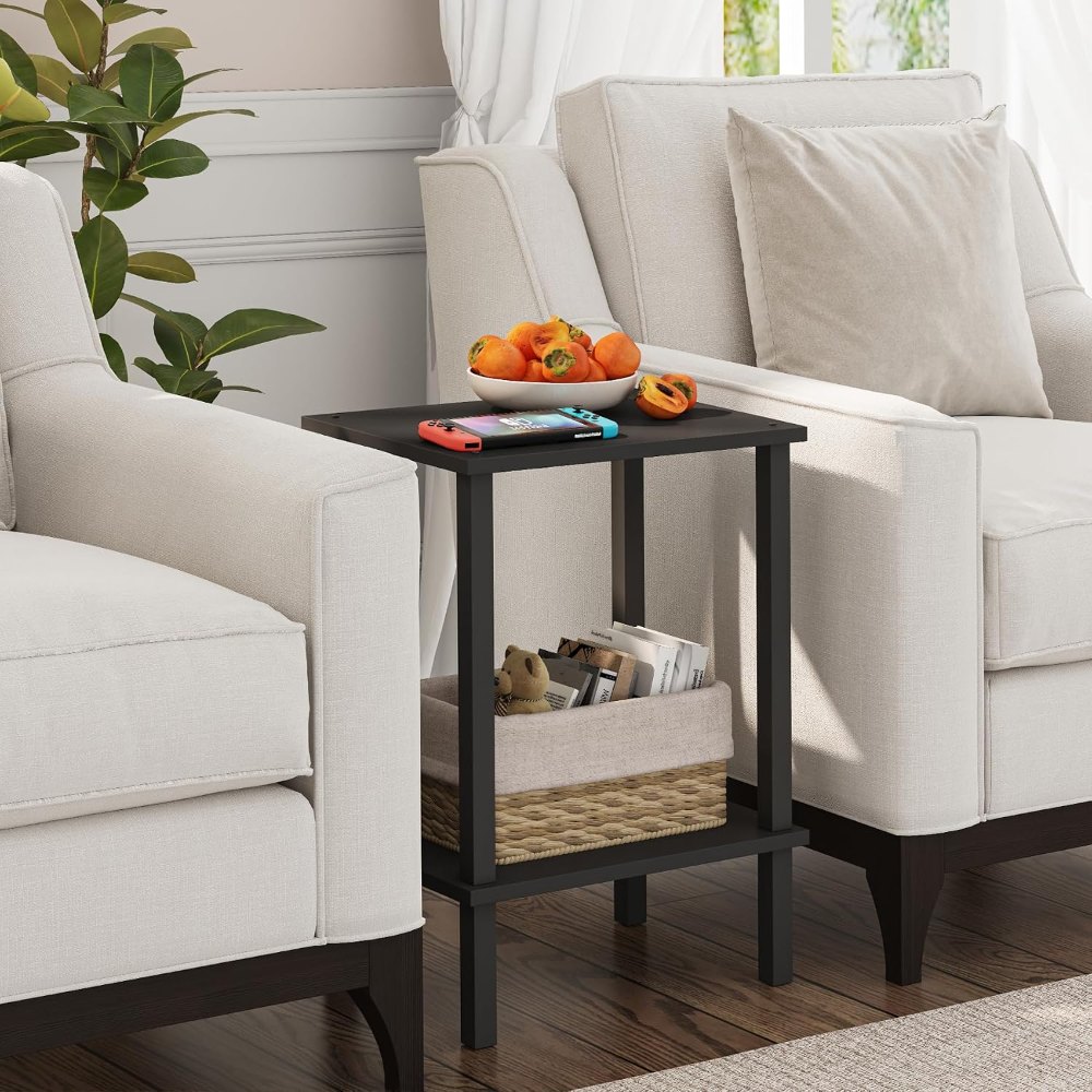 End Table, Black, 15" wide, view 6