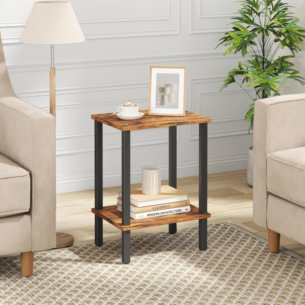 End Table, Brown and Black, view 4