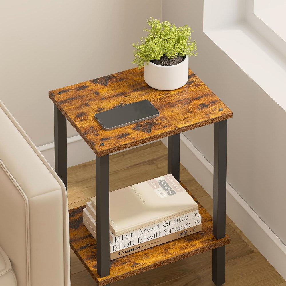 End Table, Brown and Black, view 6