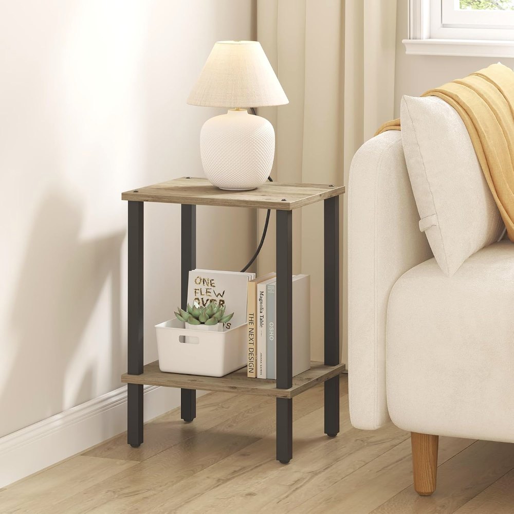 End Table, Greige, 15" wide, view 3