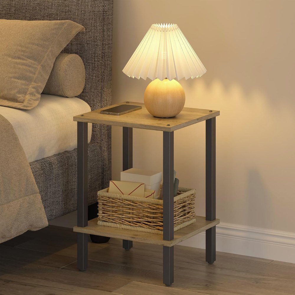 End Table, Greige, 15" wide, view 7