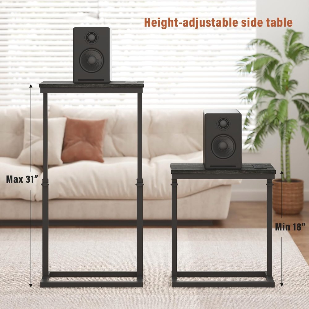 End Table, Grey, view 2