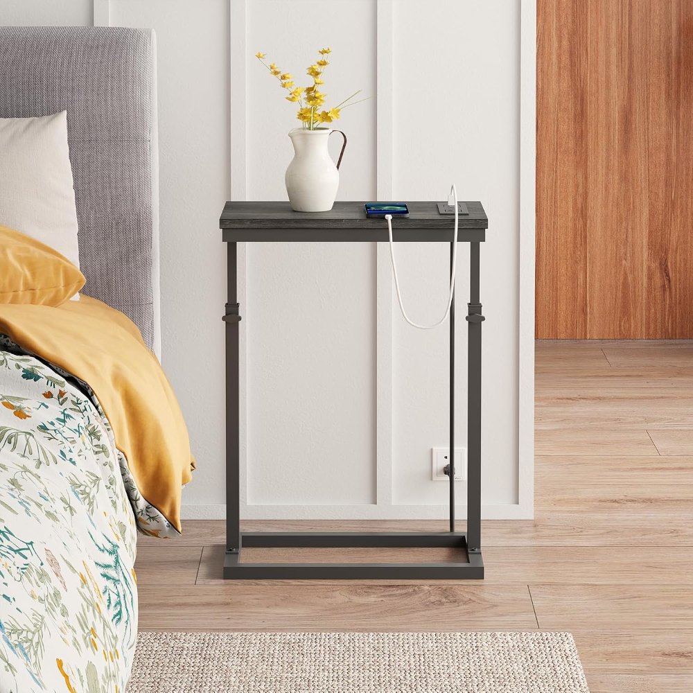 End Table, Grey, view 6
