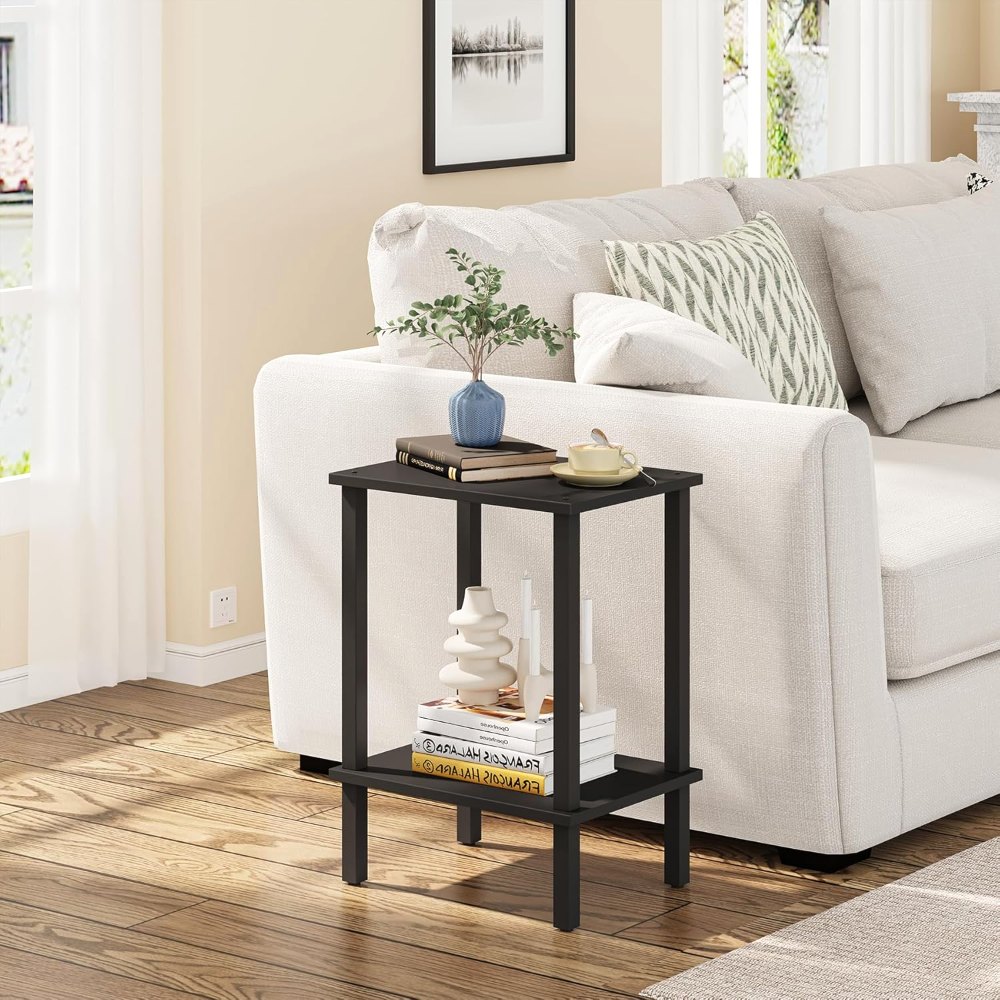 End Table, Set of 2, Black, view 2