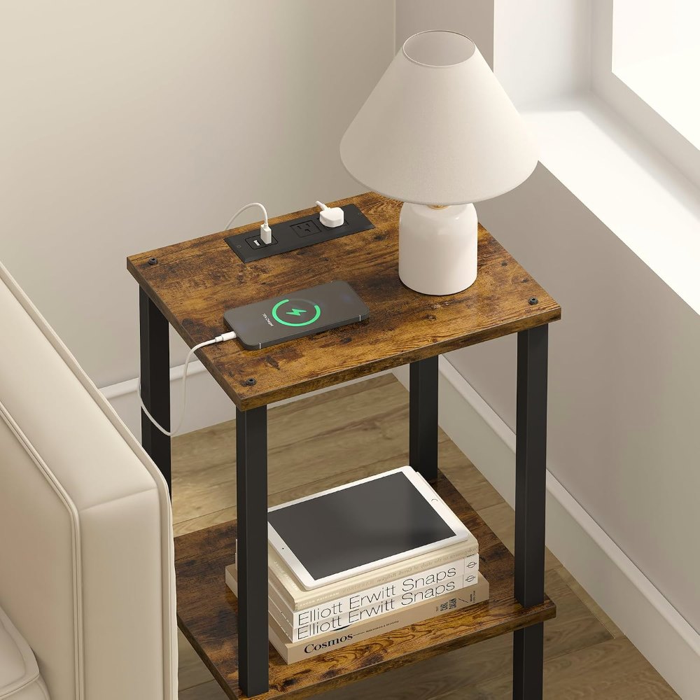 End Table, Set of 2, Brown, view 6