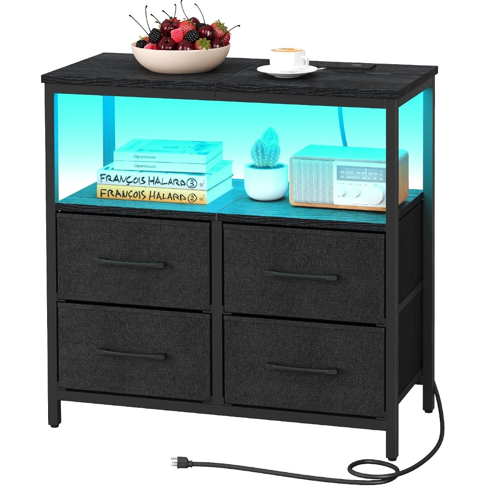 Nightstands, Brown, 15" wide, view 8