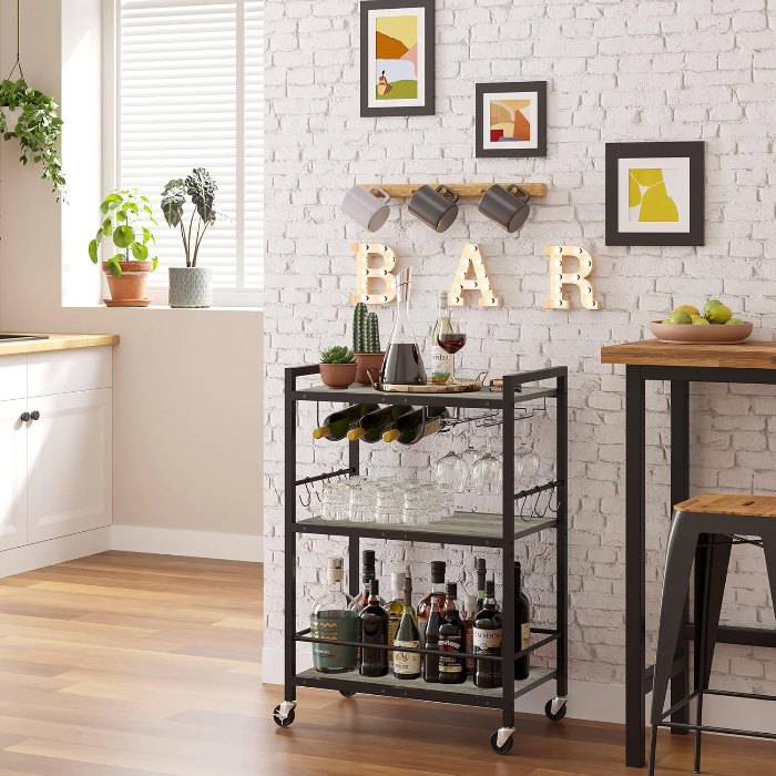 Bar Cart, Greige
