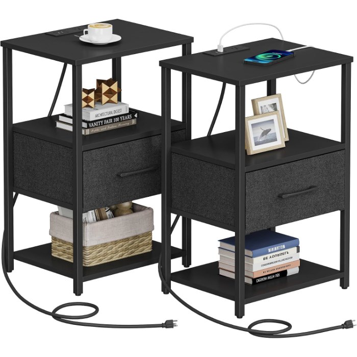 Nightstand, Black