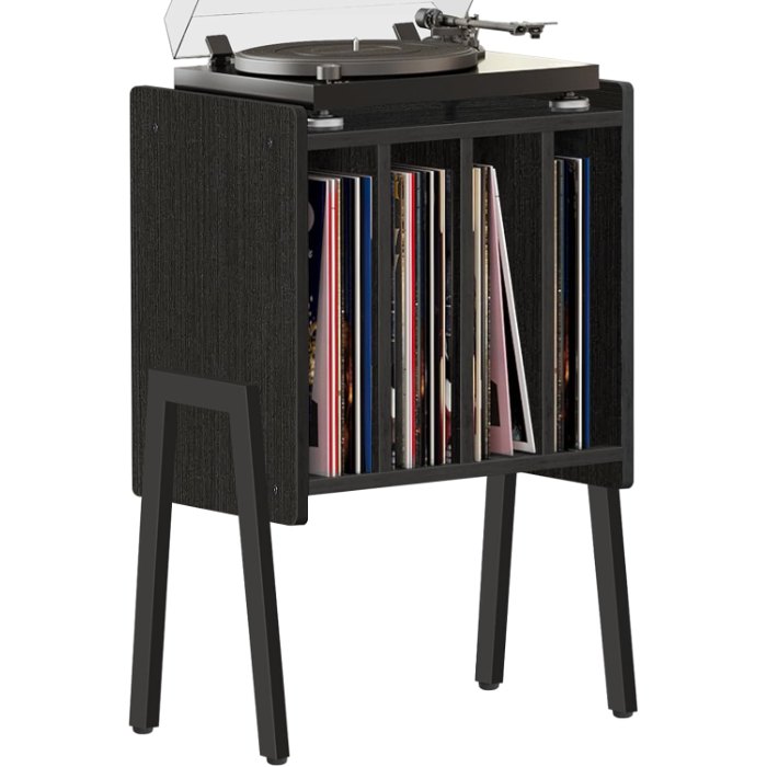 Record Player Stand, Black